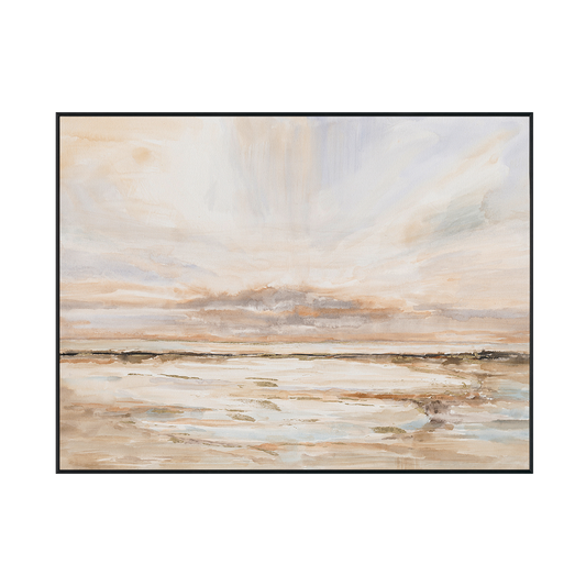 Dawn Glow Abstract Seascape Painting #M3628