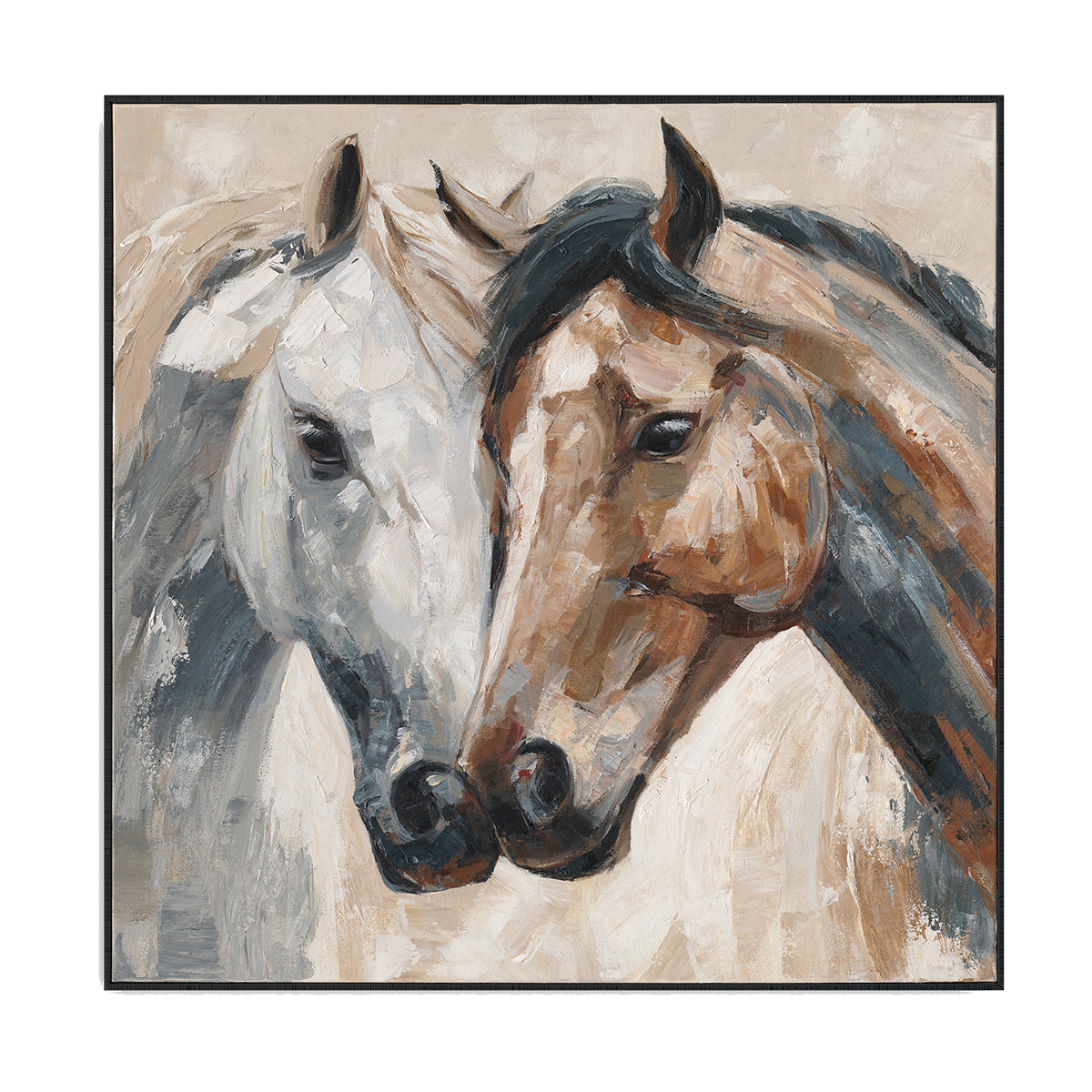 Whisper Bond Horse Duo Painting #P4692