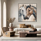 Horse Portrait Oil Painting #P4692