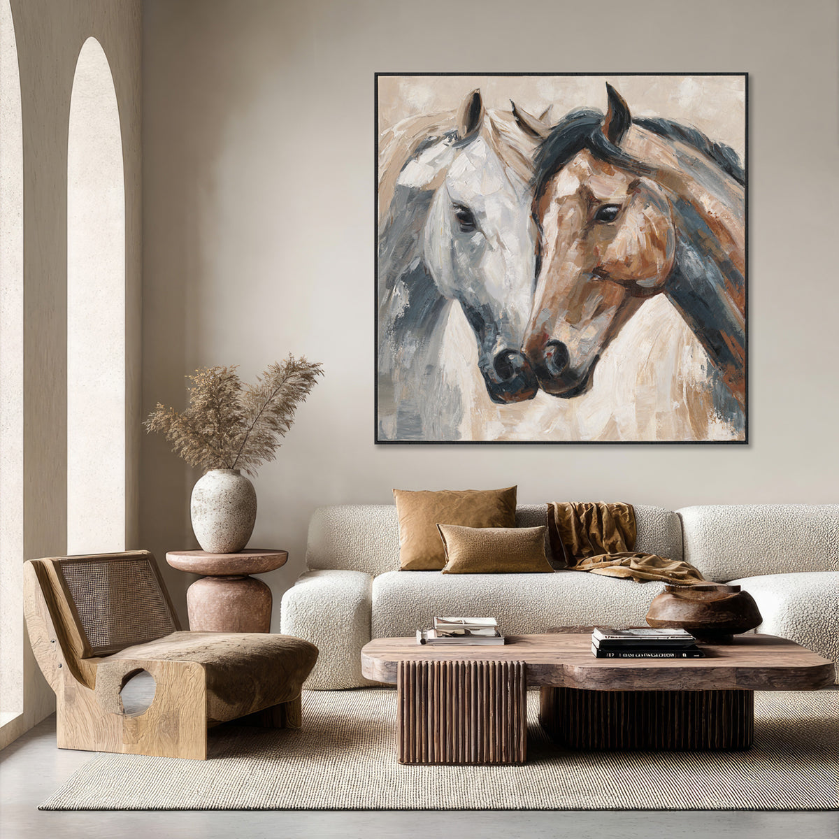 Horse Portrait Oil Painting #P4692