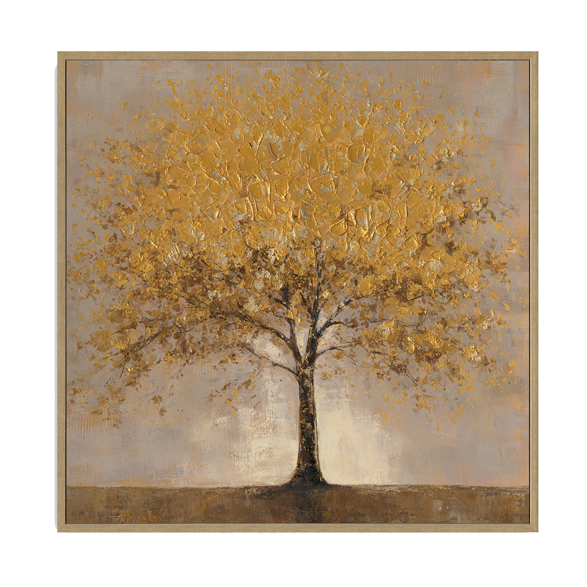 Golden Tree Oil Painting for Home Décor #P4694