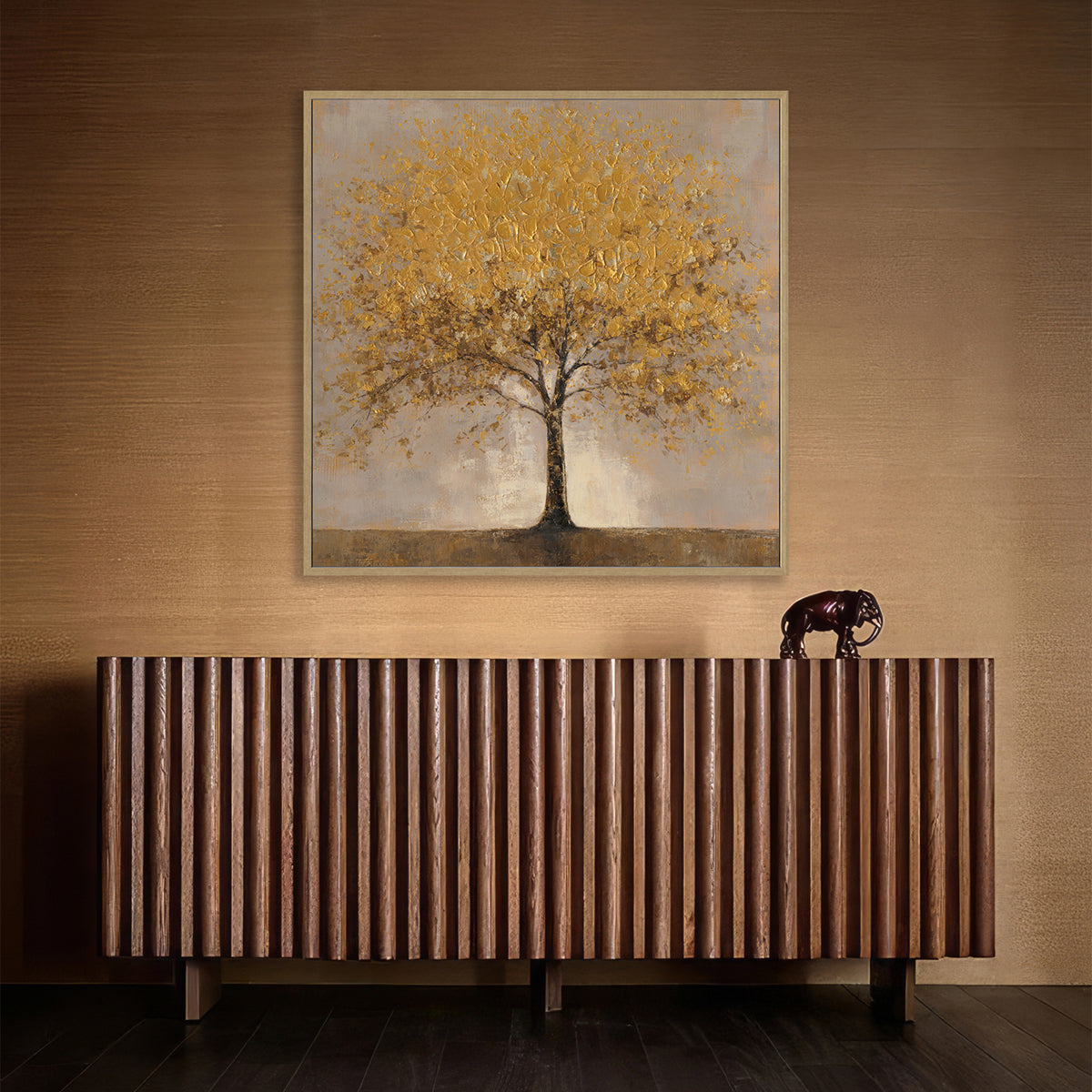 Golden Tree Oil Painting for Home Décor #P4694
