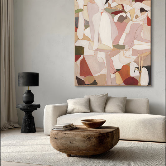 Warm Tone Abstract Silhouette #P4756