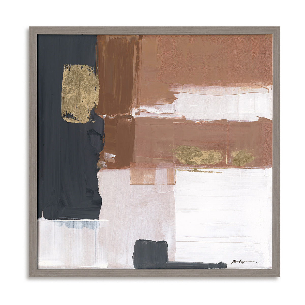 Copper Glow  Abstract Painting #P5537