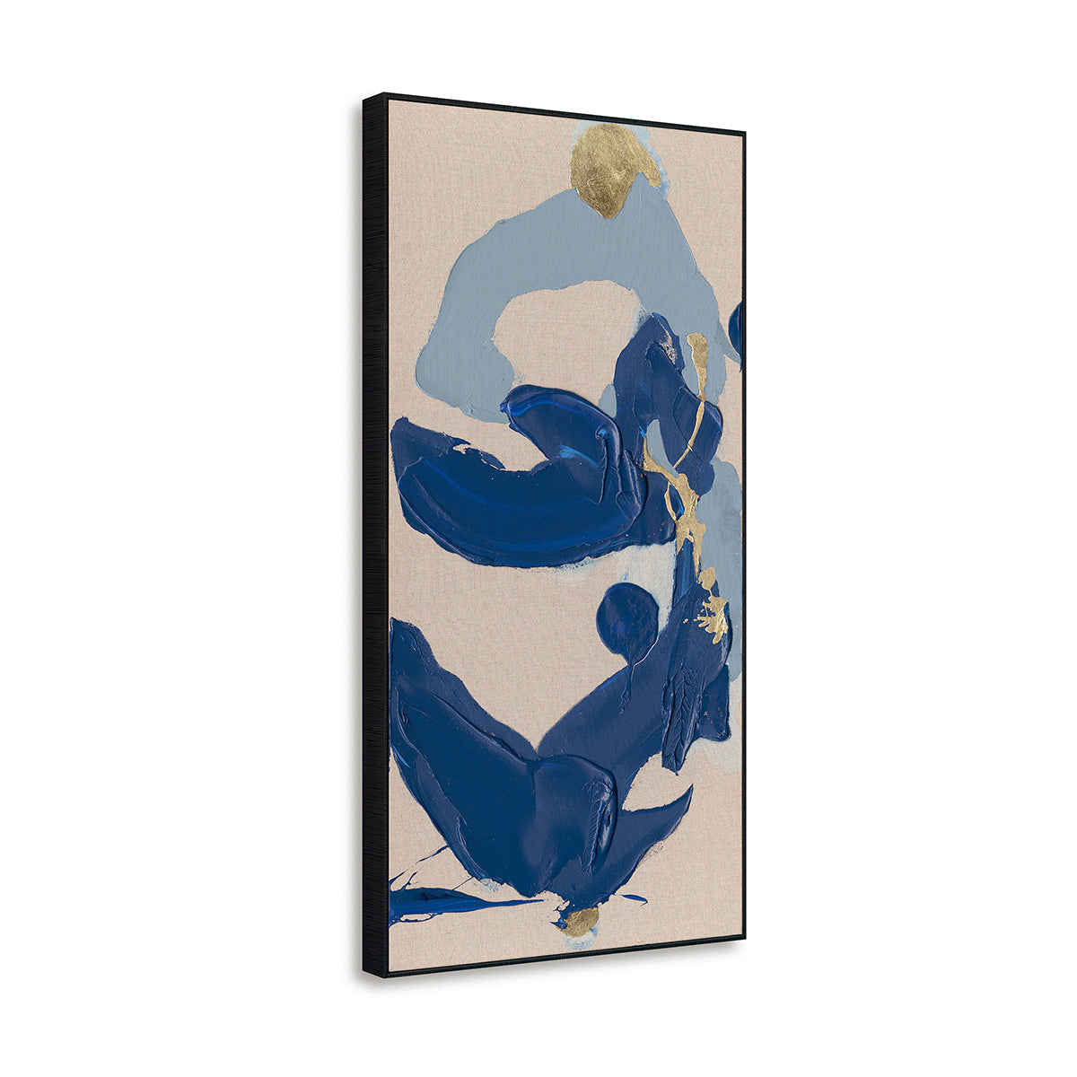 Serenity in Blue Textured Abstract #P5550