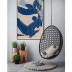 Serenity in Blue Textured Abstract #P5550