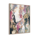 Pink Gold Abstract Textured Art #P5740