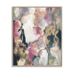 Pink Gold Abstract Textured Art #P5740