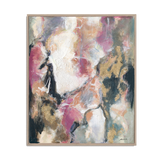 Pink Gold Abstract Textured Art #P5740