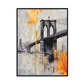 Flame City Bridge Urban Painting #P5929
