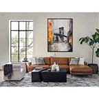 City Bridge Expressionist Wall Art #P5930