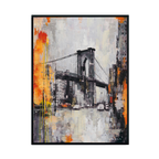 City Bridge Expressionist Wall Art #P5930