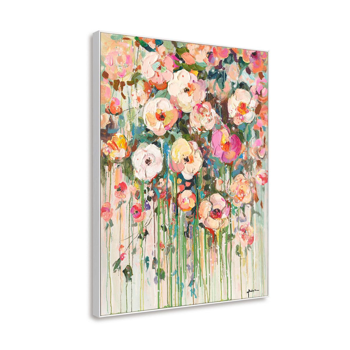Dreamy Floral Cascade Wall Art #P6211