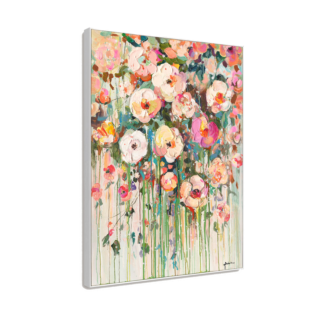 Dreamy Floral Cascade Wall Art #P6211