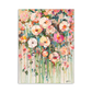 Bloom Cascade Floral Abstract Painting #P6211