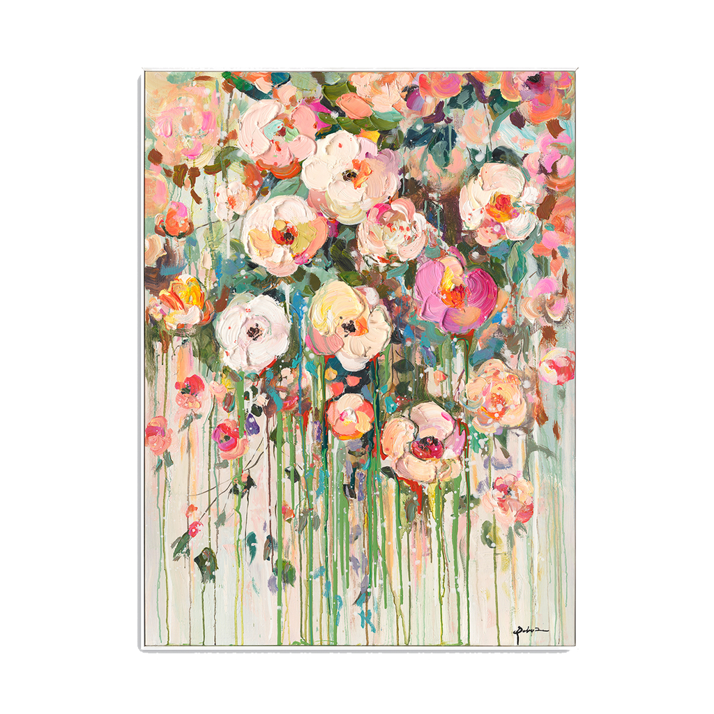 Dreamy Floral Cascade Wall Art #P6211
