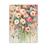 Bloom Cascade Floral Abstract Painting #P6211