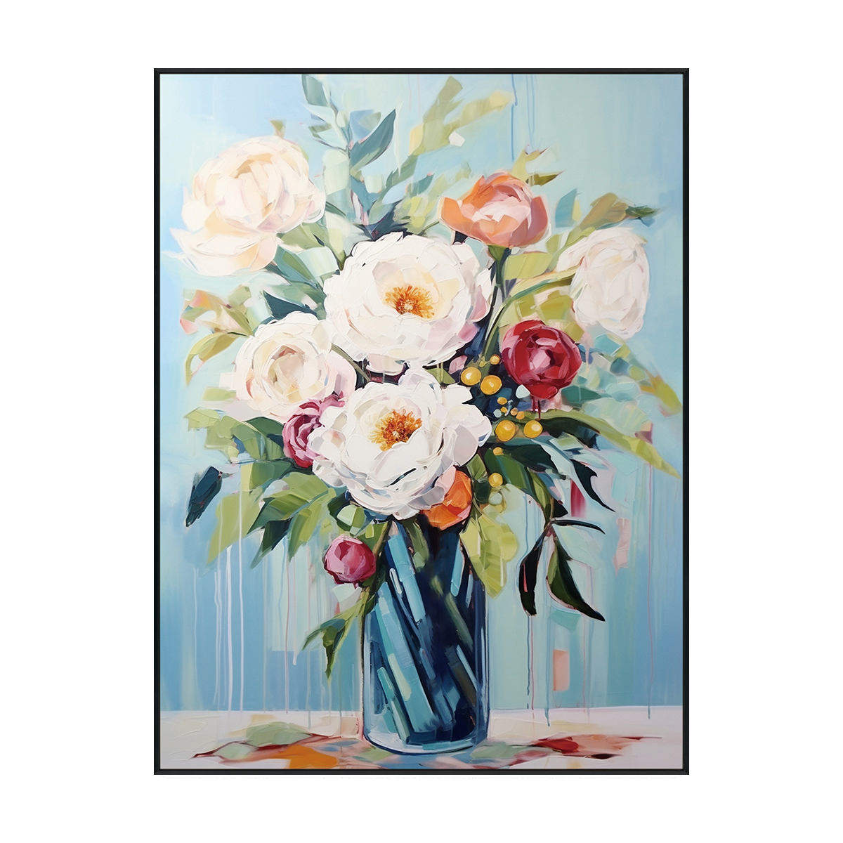 Whisper Bloom Elegant White Peony Painting #PCH6