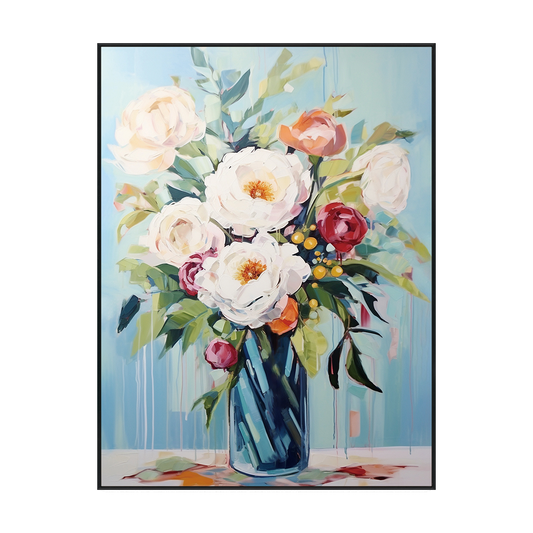 Whisper Bloom Elegant White Peony Painting #PCH6