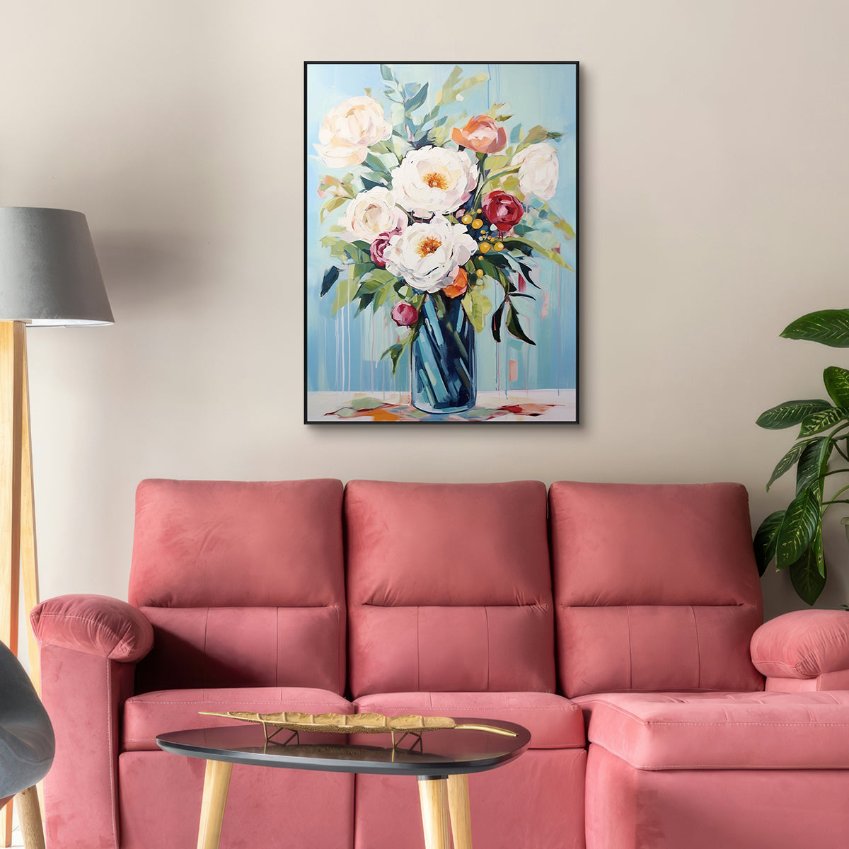 Whisper Bloom Elegant White Peony Painting #PCH6