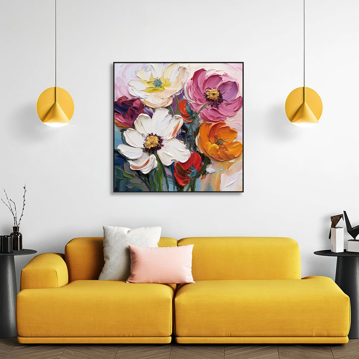 Blooming Radiance Floral Painting #PCH6