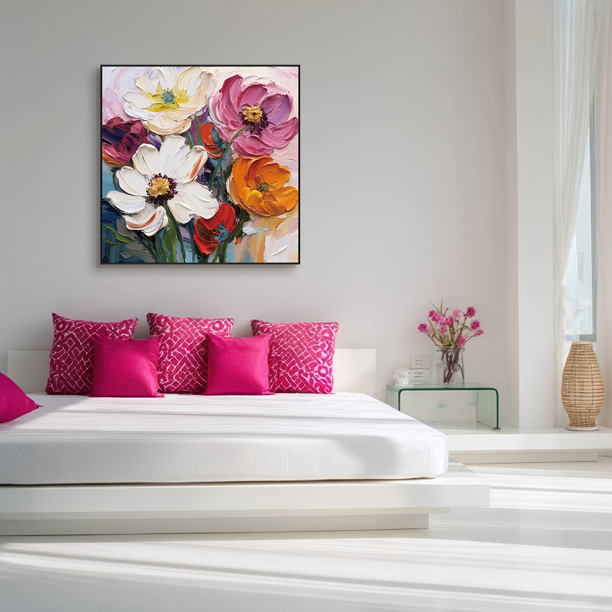 Blooming Radiance Floral Painting #PCH6