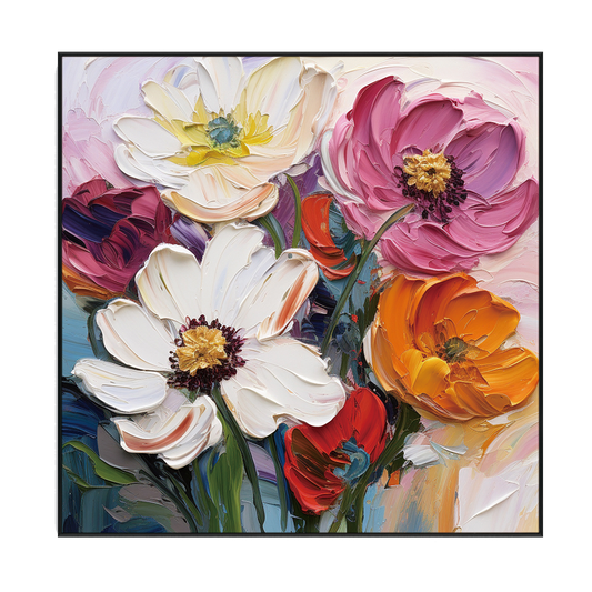 Blooming Radiance Floral Painting #PCH6