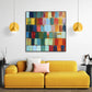 Prism Mosaic Colorful Abstract Painting #PFH3