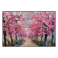 Blossom Path Textured Landscape Painting #PGK1 (132)