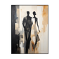 Ethereal Duo Modern Abstract Couple Painting #PH0105