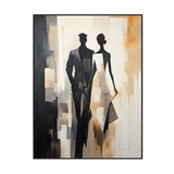 Ethereal Duo Modern Abstract Couple Painting #PH0105