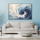 Ocean Whirl Blue Abstract Painting #PH0112