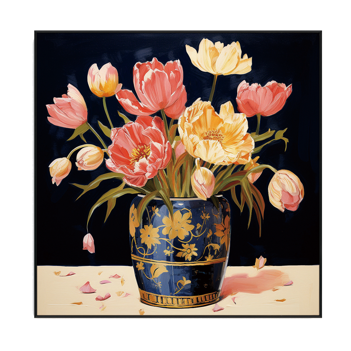 Blooming Grace Floral Painting #PH0129