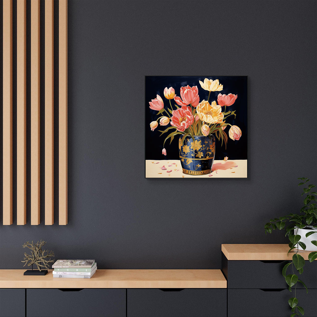 Blooming Grace Floral Painting #PH0129