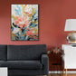 Petal Glow Textured Floral Abstract Painting #PH0129