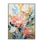 Petal Glow Textured Floral Abstract Painting #PH0129