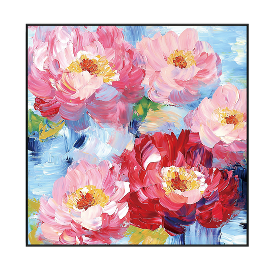 Bloom Radiance Pink Floral Painting #PIX2