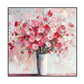 Blooming Grace Pink Floral Textured Painting #PLK2