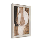 Brown Linear Abstract Painting #R1012