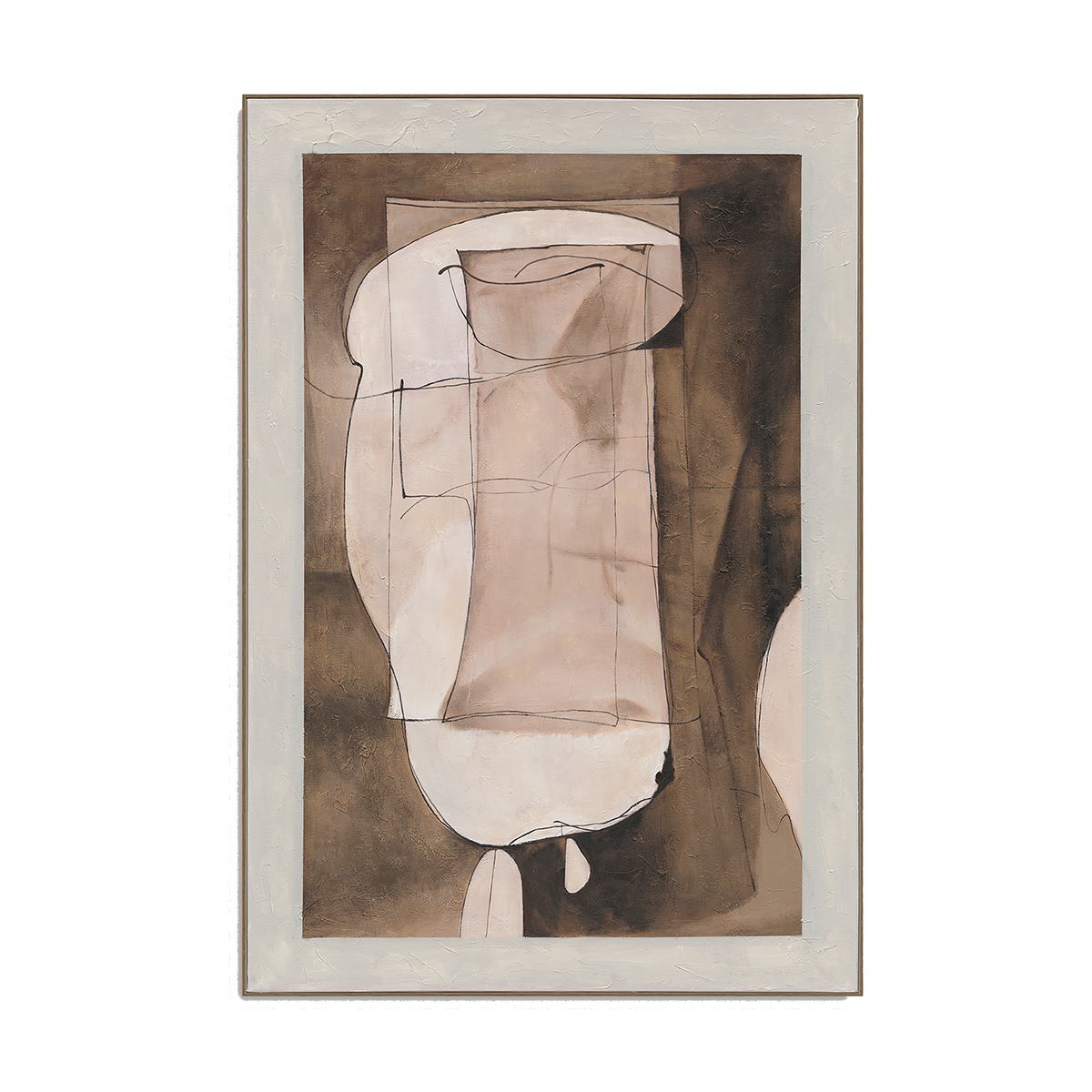 Brown Geometric Linear Abstract #R1013