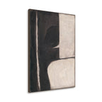 Monochrome Edge  Textured Abstract #R1016