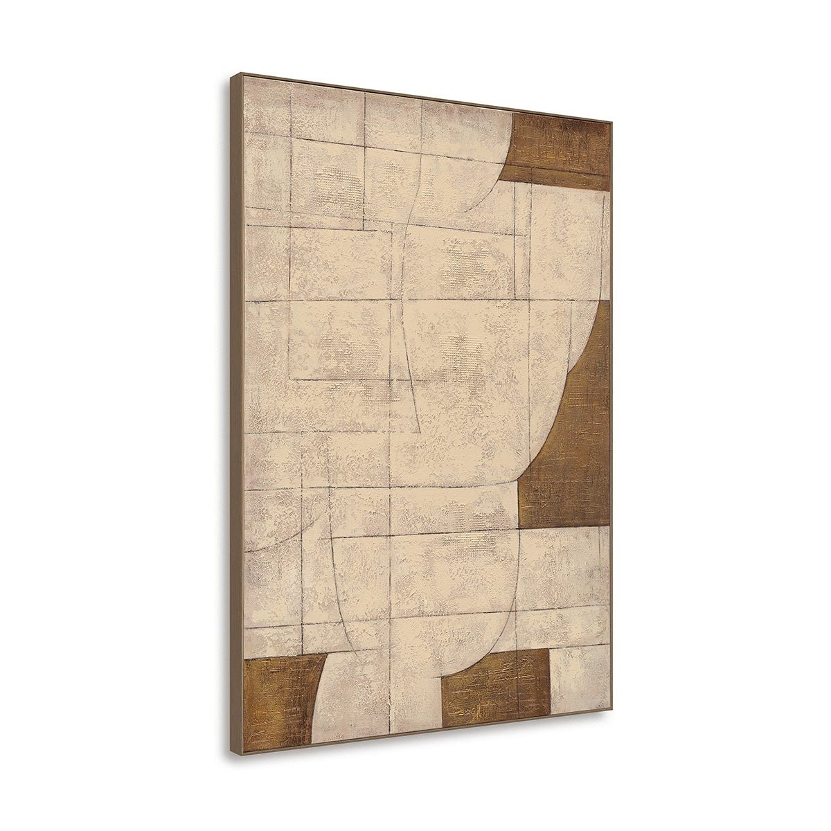 Interwoven Serenity  Geometric Texture Art #R2546