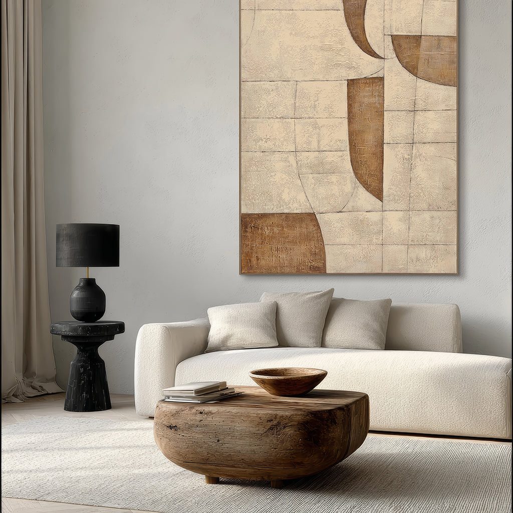 Poem of Curves  Geometric Texture Art #R2547