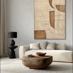 Poem of Curves  Geometric Texture Art #R2547