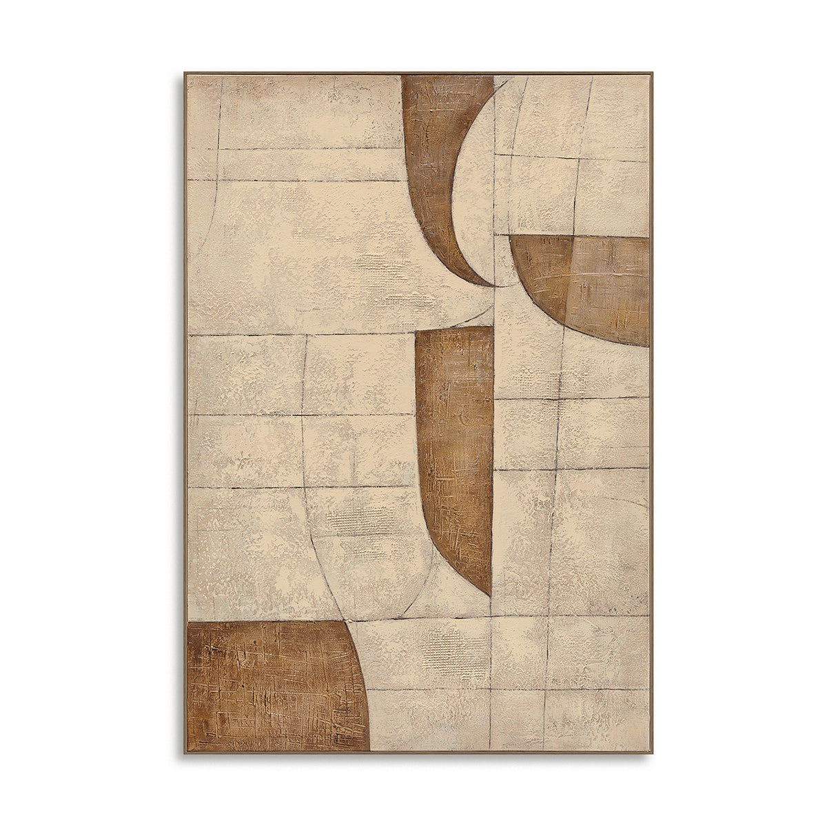 Poem of Curves  Geometric Texture Art #R2547
