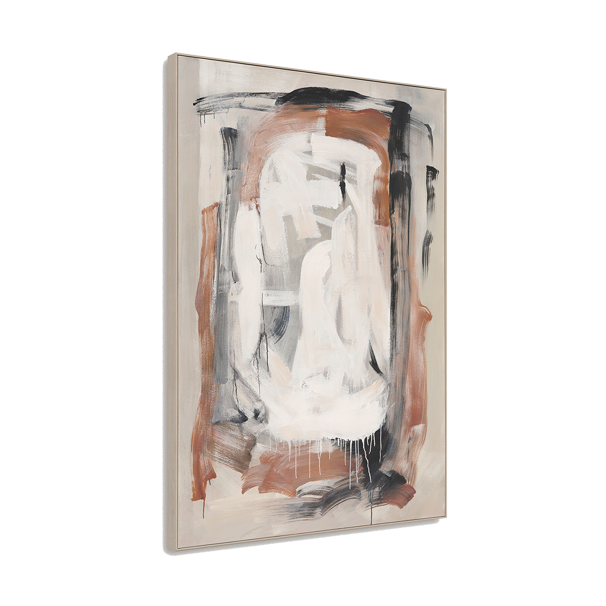 Flowing Hues  Abstract Texture Art #R2550