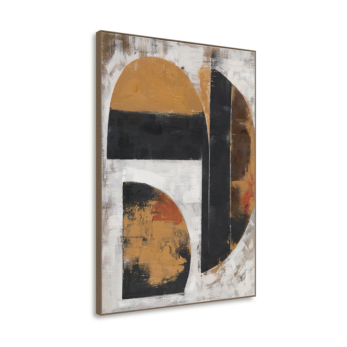 Between Light & Shadow  Geometric Abstract Art #R2553