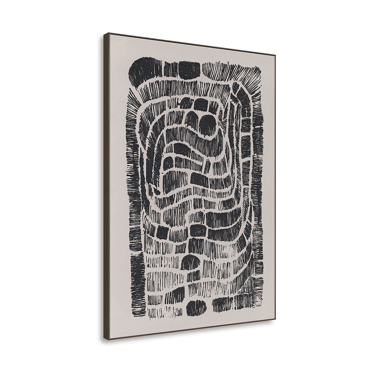 Flowing Ink Forms  Black & White Line Art #R4013