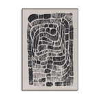 Flowing Ink Forms  Black & White Line Art #R4013