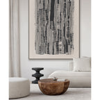 Vertical Rhythm  Black & White Line Art #R4014